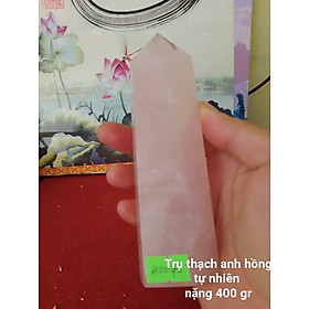 Trụ đá phong thủy trấn thạch đá thach anh hồng