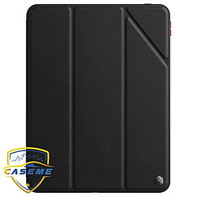 Bao da chính hãng Nillkin Bevel Leather dành cho Apple iPad Pro 11 inch M1 2021 ( Có Khay Để Bút )