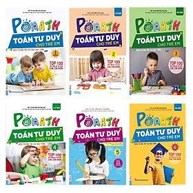 Combo Pomath Toán Tuổi Thơ Cho Trẻ Em Từ 4-6 Tuổi Tặng 1 Cuốn Truyện Song Ngữ Bìa Cứng