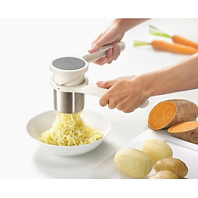 Dụng cụ nghiền khoai tây Joseph Joseph 20100 Helix màu White/Grey hàng chính hãng
