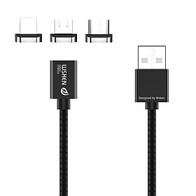 Cáp Sạc Wsken X1 Kim Loại Từ Tính Lighting 8-pin Cho IOS