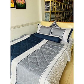 Bộ Ga Gối Cotton Hàn Quốc Mịn Mát