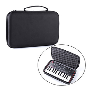 MIDI Keyboard Storage Bag Protective Hard Shell Case Carrying Case Compatible with AKAI MPK MINI MK2 Keyboard Controller