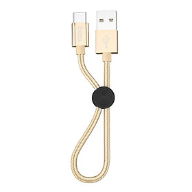 Mua Cáp sạc nhanh 3A truyền dữ liệu Hoco X35 kết nối Type-C dây dù siêu bền dài 25CM cho Android ( 2 màu ) - Hàng chính hãng