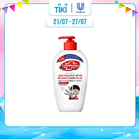 Nước Rửa Tay Diệt Khuẩn Lifebuoy Bảo Vệ Vượt Trội 500g - 21126129