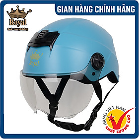 Mũ Bảo Hiểm 1/2 Royal Có Kính M158K - Hàng Chính Hãng, Bảo Hành 12 Tháng