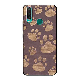 Ốp Lưng in cho Vivo Y17 Mẫu Chân Hình Thú - Hàng Chính Hãng