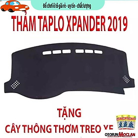 Thảm taplo da vân cacbon dành cho dòng xe mitsubishi xpander 2019