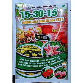 Mua Dưỡng chất chuyên dùng cho Hoa VT27  phân bón 15-30-15  Hoa giấy  hoa cúc  hoa hồng...Nhập khẩu israel