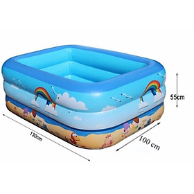 Mua Bể bơi phao 1m30 - bể bơi giá rẻ trong nhà (Freeship)