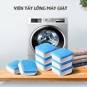 Hộp 12 viên tẩy  sạch lồng máy giặt ,khử mùi ,  , khử nấm mốc giúp làm sạch quần áo , tăng tuổi thọ máy giặt phù hợp cho máy giặt lồng đứng  và  lồng ngang 