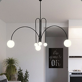 Mua Đèn chùm bộ 6 bóng cao cấp thiết kế độc đáo sang trọng trang trí phòng khách  nhà hàng  khách sạn THCN 130-21