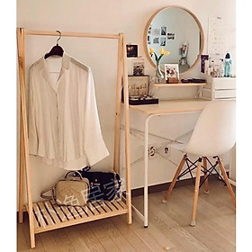 Mua GIÁ TREO QUẦN ÁO CHỮ A 140 x 70 x 30 CM - Kệ Tủ Treo Quần Áo Gỗ