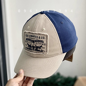 Nón kết, mũ lưỡi trai LV phối vải kaki form chuẩn thời trang cao cấp