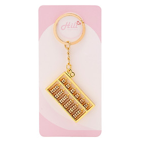 Móc Khóa Bàn Phím Tính Tiền Cổ Xưa- Màu Vàng/ Bạc HL200027