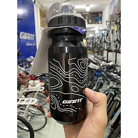 Bình nước xe đạp GIANT NE - 600cc - Đen,600cc