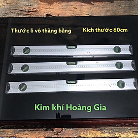 Mua thước livo thăng bằng nhôm dày dặn kích thước 60cm dùng trong xây dựng