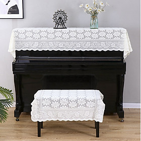Mua Khăn phủ đàn piano cơ đàn piano điện tử 88 phím phong cách Châu Âu cổ điển sang trọng chống bụi chống xước - Hàng chính hãng