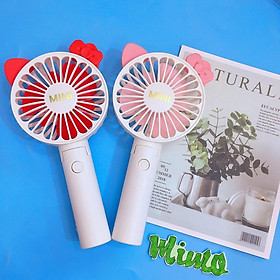Mua Quạt tích điện mini quạt cầm tay mini 2 in 1 vừa cầm vừa gập gọn để bàn