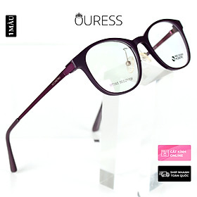 Gọng kính tr90 phối càng hợp kim cao cấp bền đẹp thời trang nam nữ mt065 Ouress 
