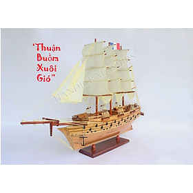 Mô hình thuyền chiến cổ Napoleon mới (Thân: 60cm)