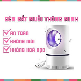 Mua Đèn bắt muỗi hình trụ cổng Usb - Máy bắt muỗi ruồi thông minh công nghệ đèn Led diệt côn trùng bảo vệ sức khỏe gia đình