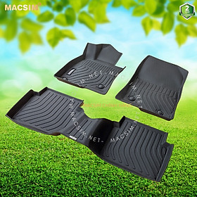 Thảm lót sàn xe ô tô Mazda 3 2014-2019 (sd) Nhãn hiệu Macsim chất liệu nhựa TPE cao cấp màu đen