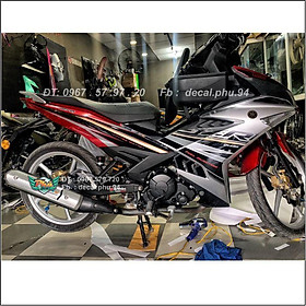 Tem Exciter 150 Y15zr đỏ bạc
