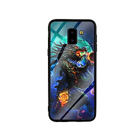 Ốp Lưng Kính Cường Lực cho điện thoại Samsung Galaxy J6 2018 - Dragon 10