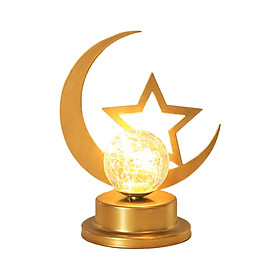 Đèn Bàn Ngủ Led Hình Mặt Trăng Mubarak Eid Ramadan Trang Trí Hồi Giáo - Loại 4