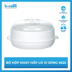 Bộ hộp khay hấp lò vi sóng 5625