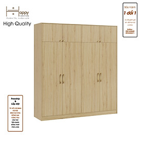 [Happy Home Furniture] ELEGANT, Tủ quần áo 2 ngăn kéo 2mx2m2 , 200cm x 54cm x 220cm ( DxRxC), TCM_048