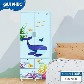 Mua Tủ treo đồ LOUIS 2 tầng nhựa Qui Phúc