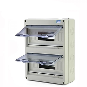 Mua Tủ điện nổi nhựa gắn CB ngoài trời chống nước  chống cháy  chống bụi HT 24 way ( Đường) Ip65
