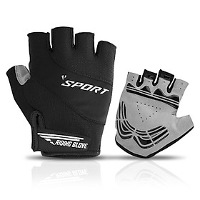 Mountain Bike Gloves Half Finger Biking Gloves Anti-slip Breathable Cycling Gloves for Men Women