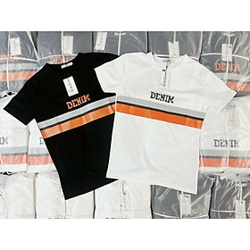 Áo thun nam thời trang có 2 màu trắng đen denim