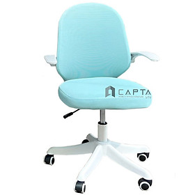 Mua Ghế học sinh cấp 1 cấp 2 cấp 3 màu xanh CE1016-M Nội thất Capta Ghế học sinh học bài lưng nệm lưới khung nhựa PP có bánh xe tại HCM