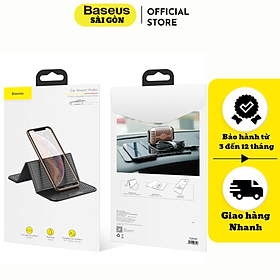 Mua Tấm cao su Nano đa năng giữ điện thoại và cố định đồ vật trên xe hơi SUWNT-01 Baseus Folding Bracket Antiskid Pad (Nano Rubber Pad Car Bracket Holder Stand)- Hàng chính hãng