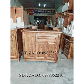 Tủ giày gỗ hương xám kích thước 80cm đến 120cm