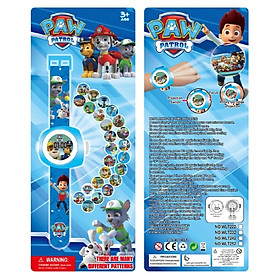Đồng hồ chiếu 20 hình chú chó cứu hộ cho bé