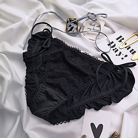 Quần lót lụa nữ buộc dây sexy hàng cao cấp phong cách Nhật Bản