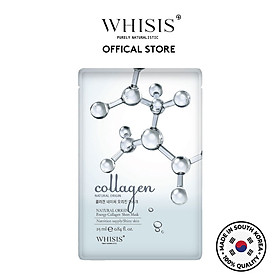 Mặt nạ Collagen Whisis Nature Origin Energy Sheet Mask giúp căng bóng và sáng da tự nhiên