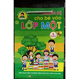 Chuẩn bị cho bé vào lớp 1 - Túi 6 cuốn
