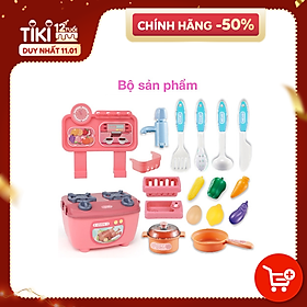 Bộ đồ chơi nấu ăn nhà bếp KAVY NO.8808 cho bé gái...