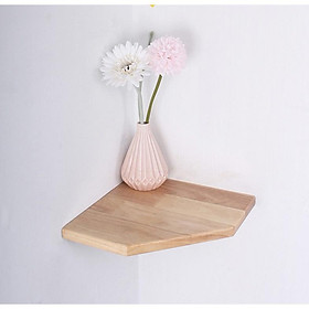 Mua kệ gỗ góc tường đựng để treo đồ trang trí treo tường gỗ thông nhiều kích thước