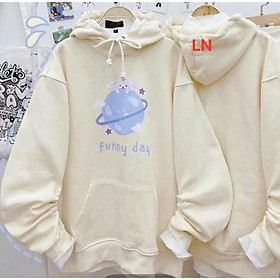 Áo hoodie 3D cừu Funny day DA6