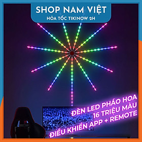 Led Firework Hiệu Ứng Tỏa Sáng Hào Quang, Cảm Ứng Nhạc, Điều Khiển App và Remote