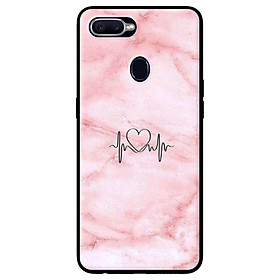 Ốp in cho Oppo A5s Đá Hồng - Hàng chính hãng