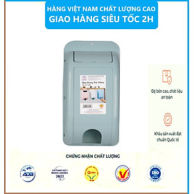 Mua Hộp đựng túi nilong  túi đựng rác dán tường Việt Nhật - Hộp rút túi nilong gắn tường tiện dụng - Hàng Việt Nam