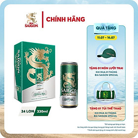 Thùng 24 lon bia SAIGON SPECIAL - 330ml - Mới